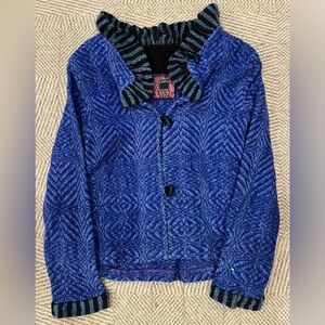 Patricia Palson Patterned Knit Sweater Size S